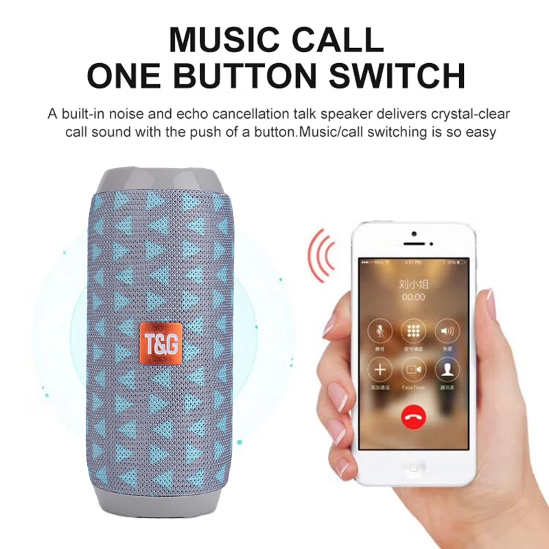 Alex - Bärbar vattentät Bluetooth högtalare