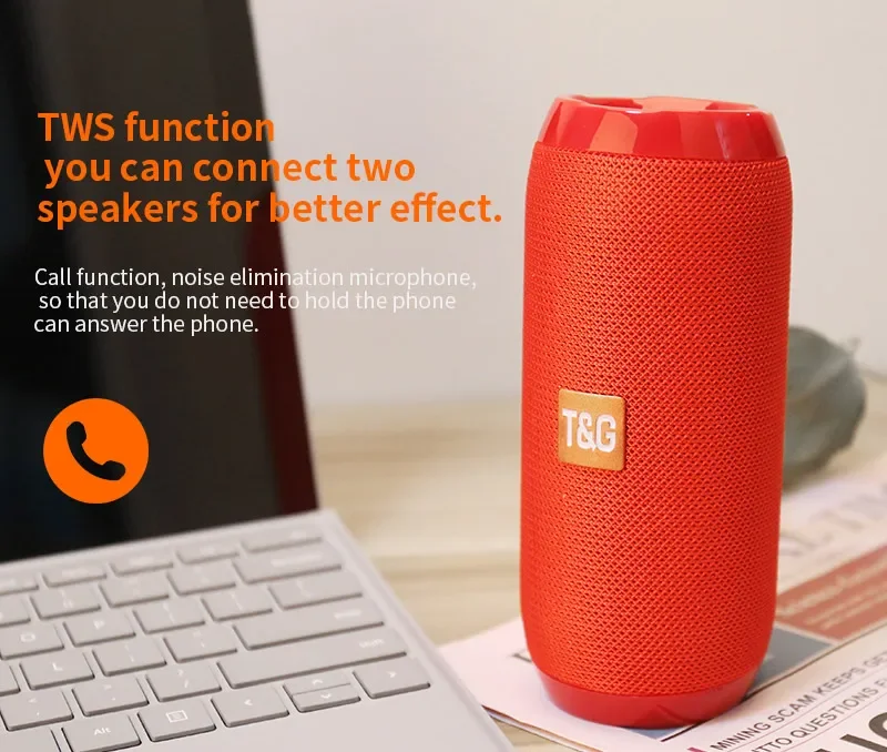 Alex - Bärbar vattentät Bluetooth högtalare